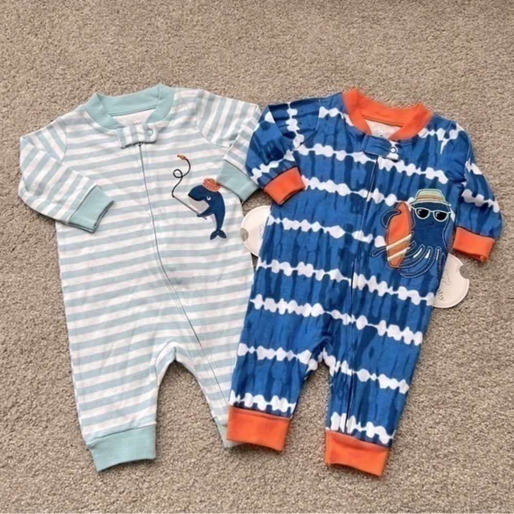 NWT Koala Baby set of two sleepers size 0-3 months.